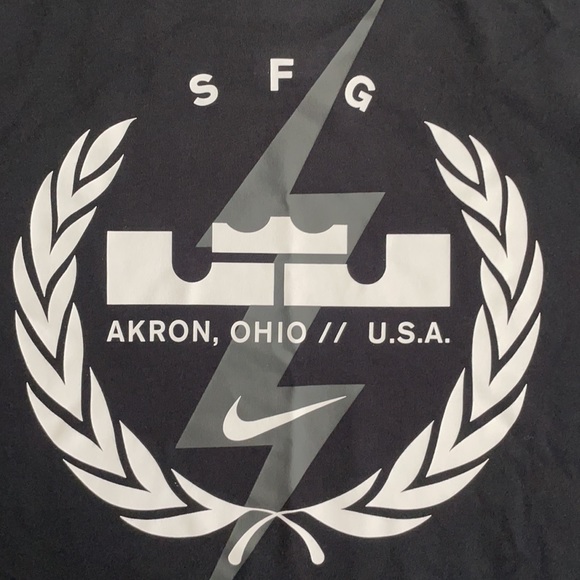 NIKE LEBRON JAMES DRI-FIT LONG-SLEEVE TEE BLACK - Picture 5 of 8